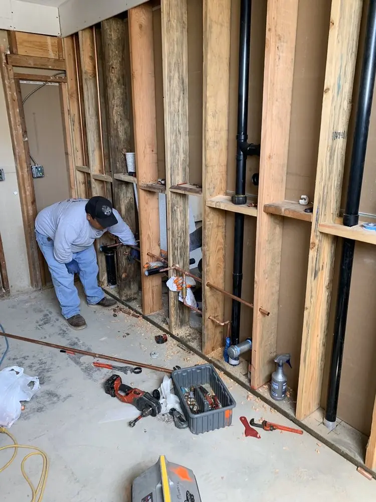 Commercial rough-in plumbing for Gas Line Repair in Gibraltar